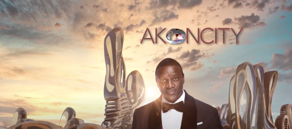 AKON BREAKS GROUND FOR FUTURISTIC CITY