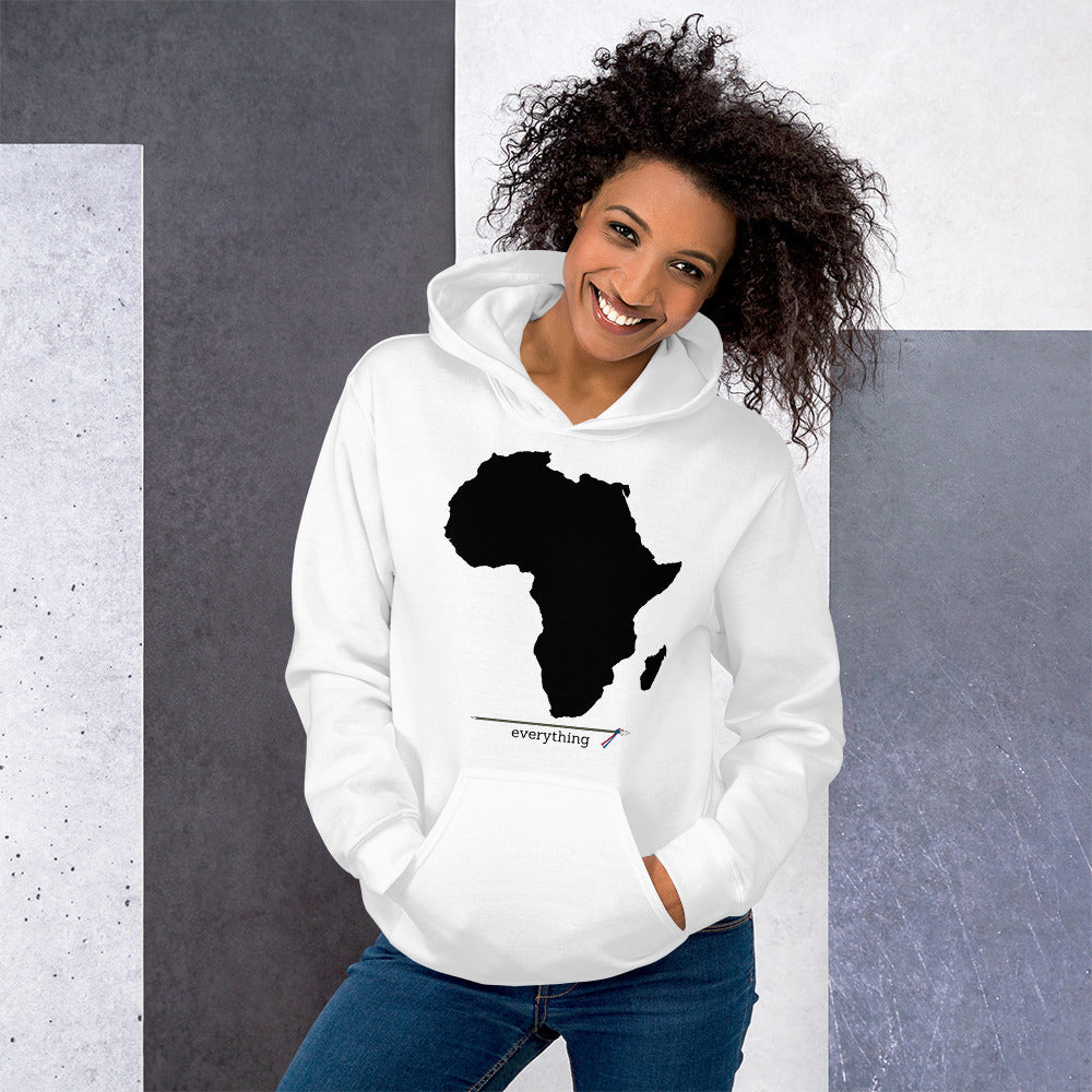 Africa Over Everything Black Continent Unisex Hoodie