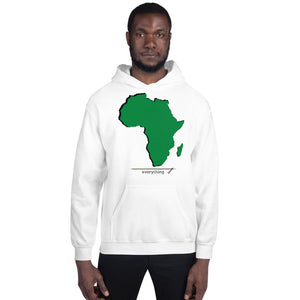 Africa Over Everything Green Continent Unisex Hoodie