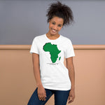 Load image into Gallery viewer, Africa Over Everything Green Continent T-Shirt
