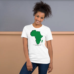 Africa Over Everything Green Continent T-Shirt