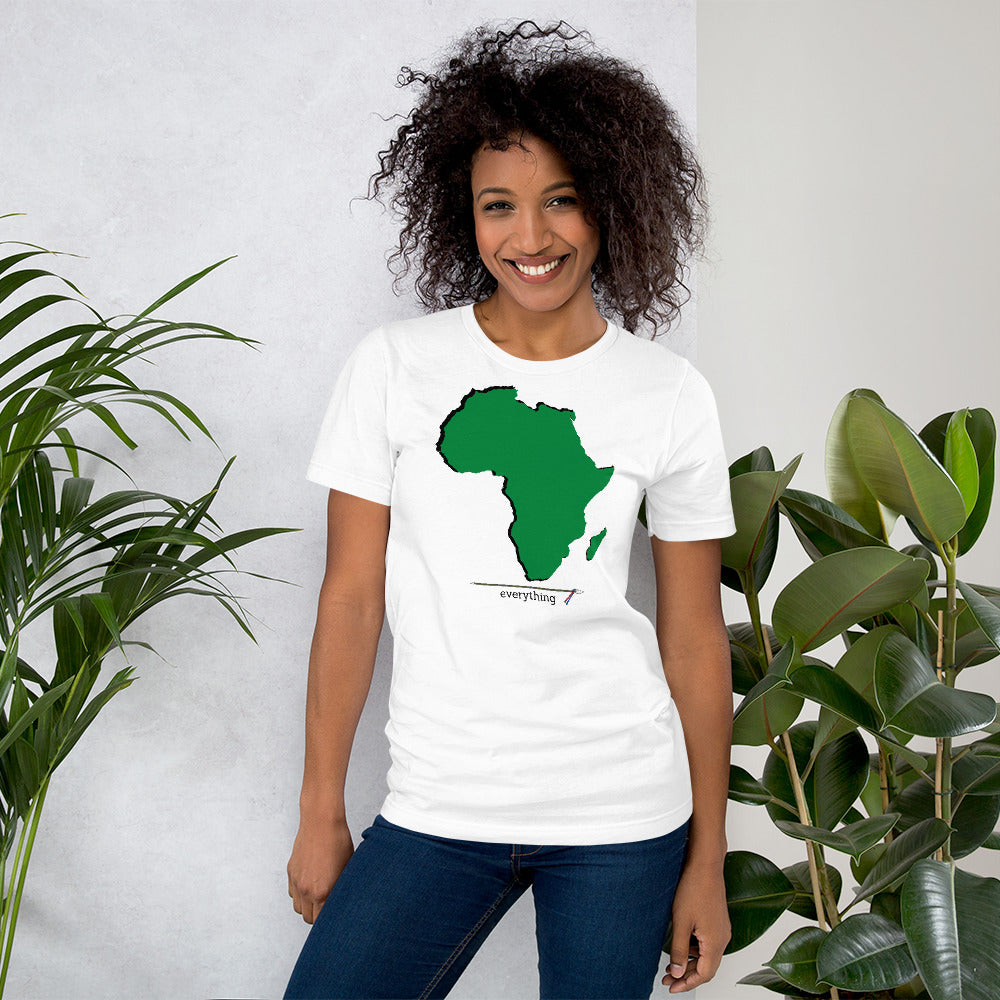 Africa Over Everything Green Continent Unisex T-Shirt